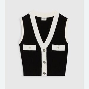 CLAUDIE PIERLOT Sweater Vest Size M perfect